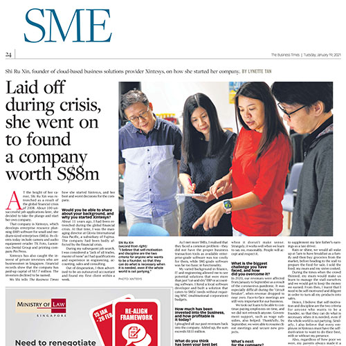 The Business Times interview with Ruxin Shi